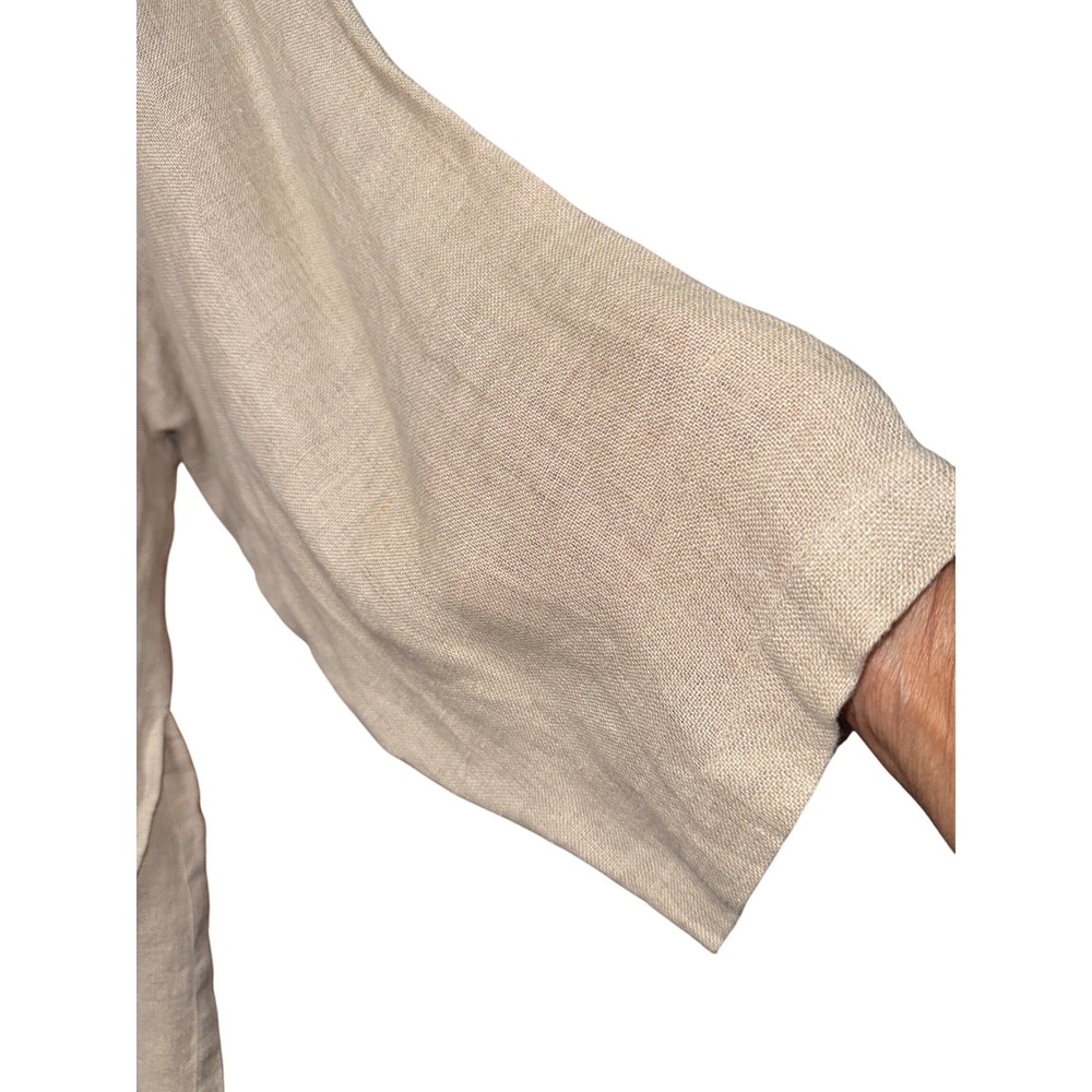 Jacque & Koko Women's 26-28 Linen Tunic Boho Minimalist Coastal Lagenlook Beachy - Picture 7 of 10